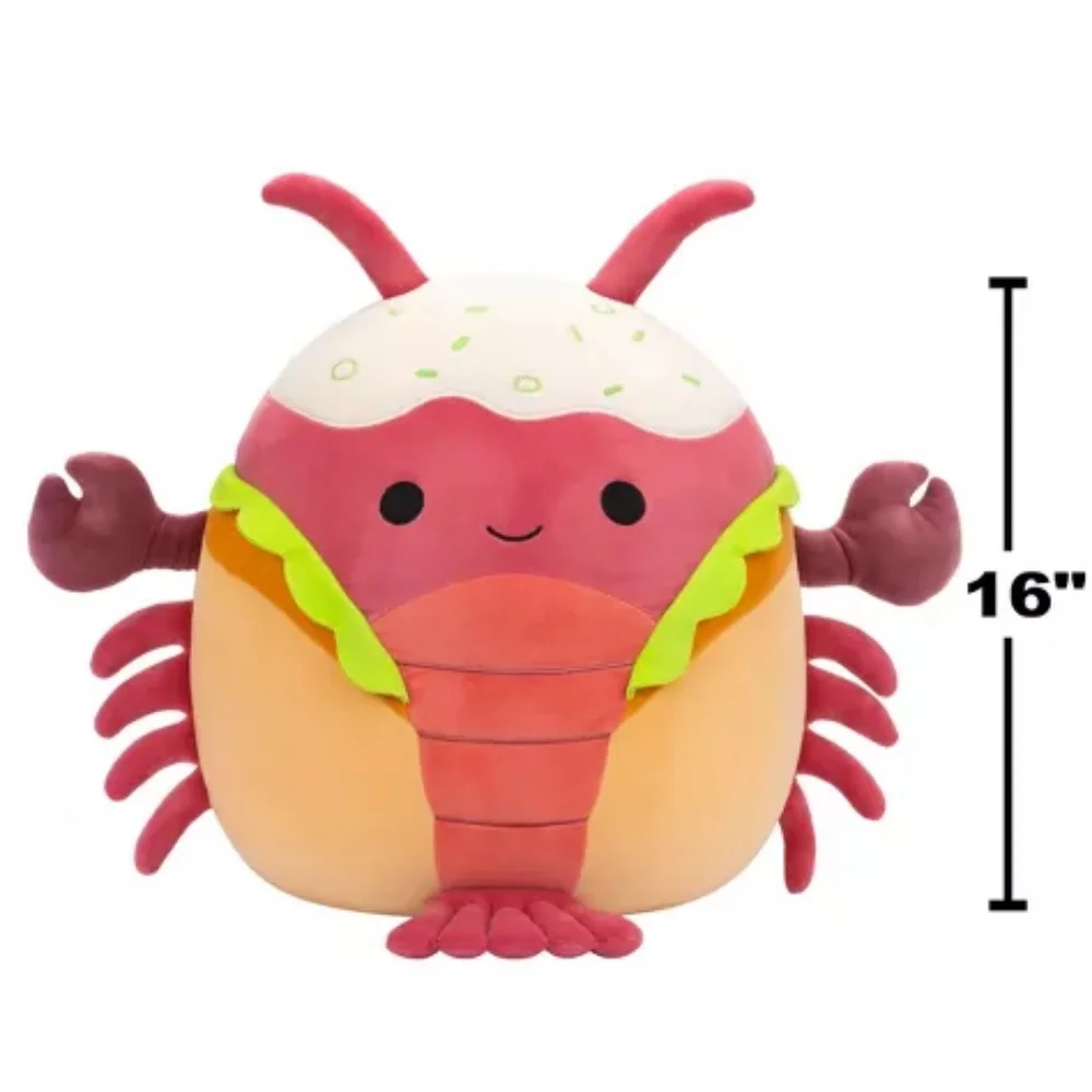 Squishmallows Lorono Lobster‎ Roll Christmas 2024 Plush 16